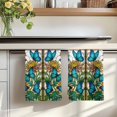thumbnail image 7 of Butterflies Flowers Kitchen Towels Set of 3, Vintage Watercolor Animal Floral Plant Absorbent Dish Towels for Kitchen, Microfiber Hand Towel, Quick Drying Tea Towel for Cleaning Decorative Dishcloths, 7 of 7