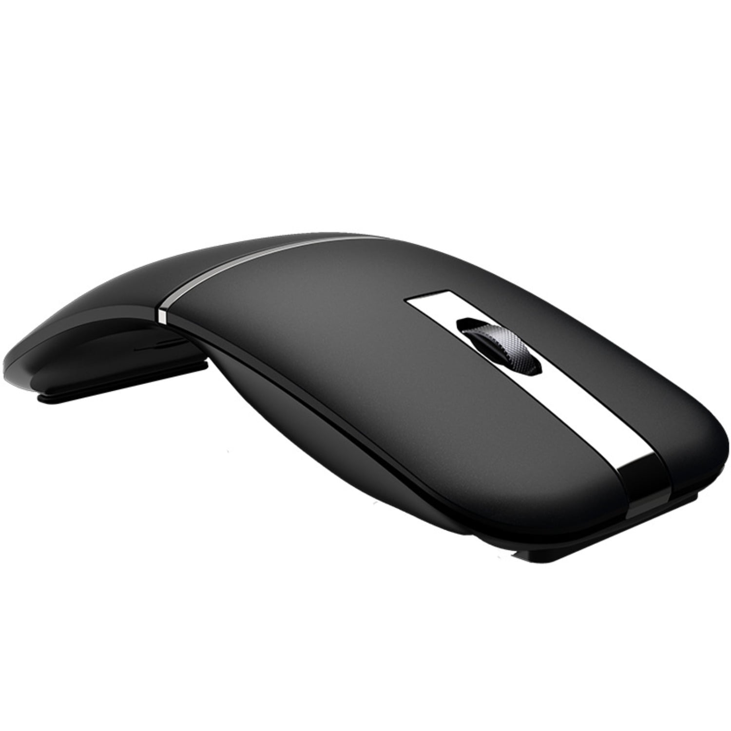 Dual Mode Wireless Bluetooth Mouse, Rechargeable Ultra Slim Silent Computer Mouse for Laptop PC
