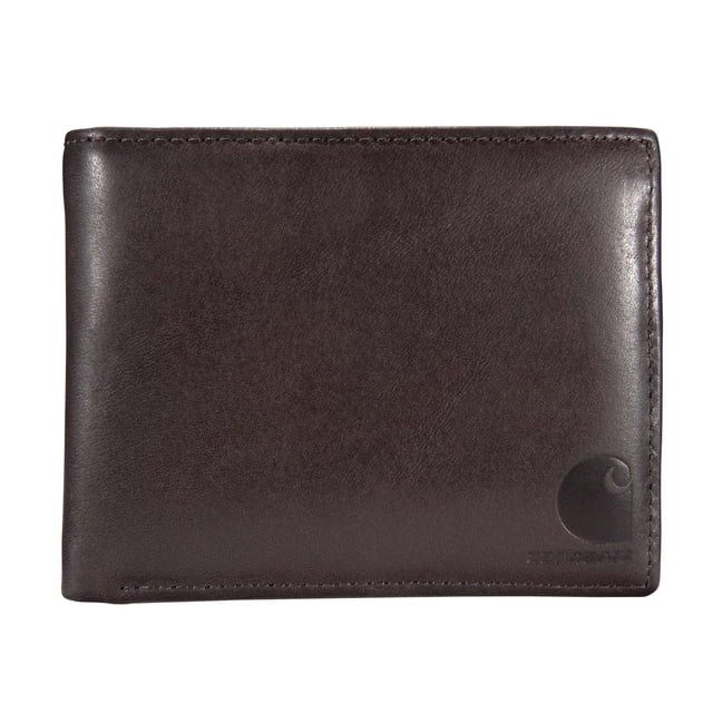 Billetera Carhartt para Hombre en Cuero Aceitado Tan con Bloqueo RFID
