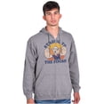 thumbnail image 5 of Strong To The Finish Popeye Sailor Zip Up Hoodie Men's Women's Brisco Brands S, 5 of 6