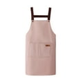 thumbnail image 6 of Shoreew Waterproof Apron Large Pocket Oil-proof Dust-proof Kitchen Cooking Apron with Adjustable Strap Universal Chef Apron for Butchers Painters, 6 of 6