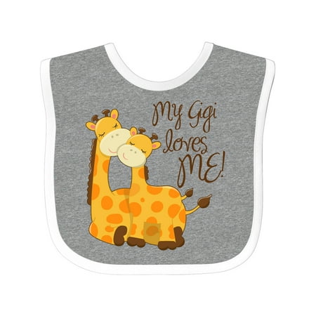 

Inktastic My Gigi Loves Me! Gift Baby Boy or Baby Girl Bib