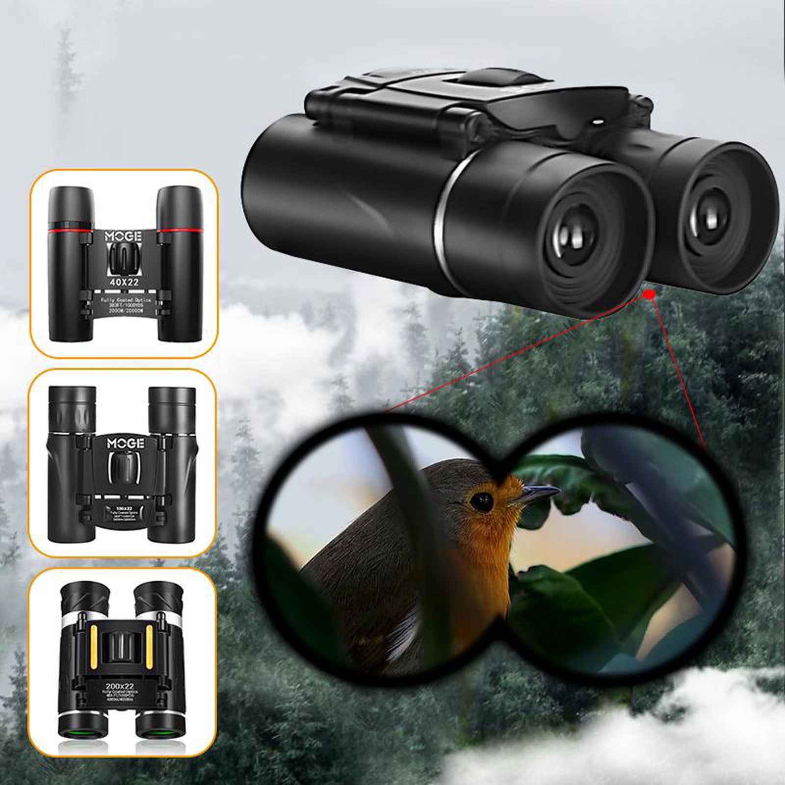 Tuscom Astronomy Telescope for Adults Day/Night Vision 40x60 Zoom High Power BAK4 Monocular Telescope Waterproof Outdoor Supplies Accessories Christmas Thanksgiving Gifts