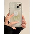 thumbnail image 4 of 2pcs Floral Pattern Phone Case Compatible With iPhone 15/15Pro/15Plus/15Promax, 4 of 5