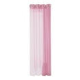 thumbnail image 2 of Pink Eyelet Voile Curtains, Sheer Light-Filtering Privacy Drapes for Bedroom, Living Room, Modern Rustic Home Decor (Single Panel), 2 of 4