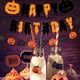 thumbnail image 5 of Pancarta de feliz cumpleaños JAMW con calabazas para fiestas de Halloween, 5 of 5