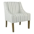 thumbnail image 1 of HomePop Modern Swoop Arm Accent Chair, Blue Stripes, 1 of 2