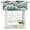 Teal Green Khaki, variant on Sage Green Ombre Curtain Valances for Windows, Kitchen Valance Window Treatments Panel 2 Pack, Modern Moire Geometric Abstract Rod Pocket Short Curtains for Bathroom Bedroom 42 x 12 Inch