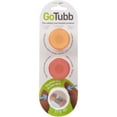 thumbnail image 1 of humangear GoTubb, 3-Pack, Small (0.4oz), Clear/Orange/Red, 1 of 4