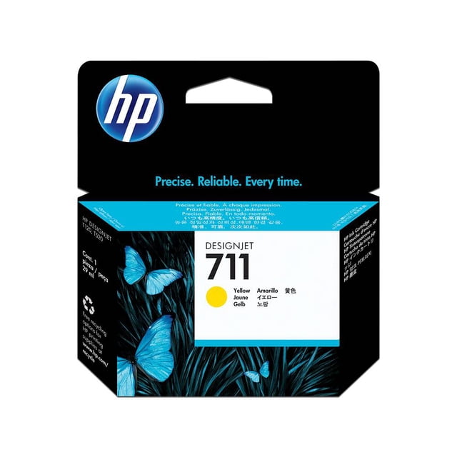 Cartucho HP 711 Amarillo Modelo CZ132A
