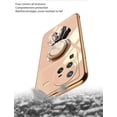 thumbnail image 4 of Compatible with Vivo X80 Pro Case Silicone TPU Shockproof Vivo X80 Pro Phone Case Plating Astronaut Cute Pattern TPU Cases with Ring (Vivo X80 Pro, Apricot), 4 of 14