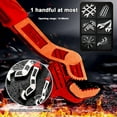 thumbnail image 5 of Self Adjusting Pipe Wrench - Heavy Duty Alloy Steel, 6-inch, 3-Sided Tooth Design for Plumbing, Automotive & Carpentry Work, 5 of 5