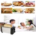 thumbnail image 4 of Hongchun 2 Slice Fully Auto Stainless Steel Household Toaster Adjustable Six-Speed Temperature Double-Row Baking Breakfast Bread Maker, 4 of 5