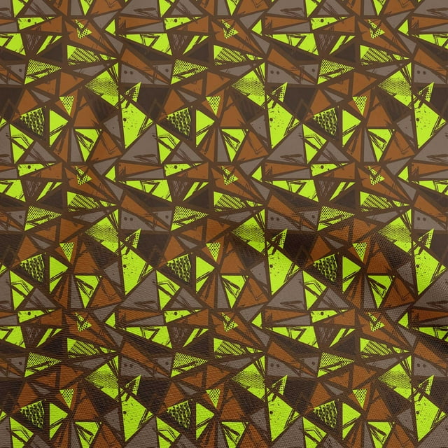 oneOone Georgette Viscose Brown Fabric Abstracts Sewing Craft Projects Fabric Prints By Yard 42 Inch Wide