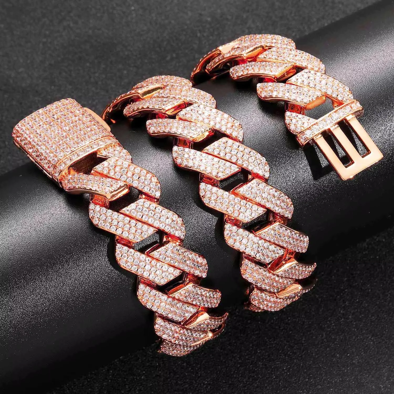 AIXZETHY 20MM Cuban Link Chain for Men Iced Out Miami Cuban Necklace Real Gold Plated 5A+ Zicron Iced Out Chain Gold/Silver Bling Diamond Luxury Hip Hop Jewelry Gifts for Women Men