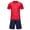 Red, variant on KAUOD Boys Athletic Clothes Outfits 2 Piece Summer Short Sleeve Shirts and Shorts Set Casual Workout Sports Clothes