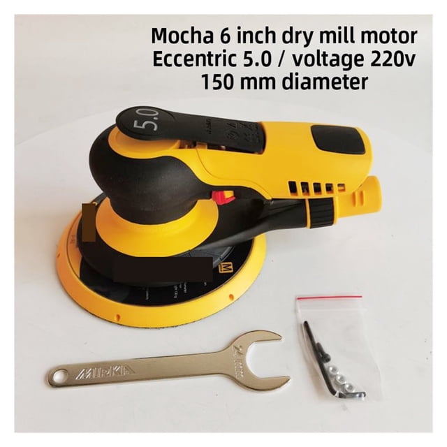 6 Inch Dry Grinding Machine Motor Pneumatic Grinding Card Vacuum Dry Grinding Head Putty Grinding ,High Efficiency