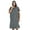 Dark Gray, variant on Womens Cover Ups Wraps Solid Color Terry Bathrobe Beach Surf Swimming Thickened Warm Beach Hooded Cape Blue One Size
