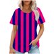 thumbnail image 1 of Tops Cortos para las Mujeres Cuello Redondo Suelto Impreso de Manga Corta, Tops Sueltos para las Mujeres, 1 of 4