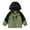 142# Green, variant on oqasdz Girls Jackets Boys Color Block Fall Winter Hooded Jacket Trench Coat Casual Outerwear Fashionable Top Jacket Outwear Size 2 Y-3 Y