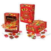 Yummy Lix Hot Pops Gourmet Lollipops, 0.77 Ounce Pops - 24 Count Display Box