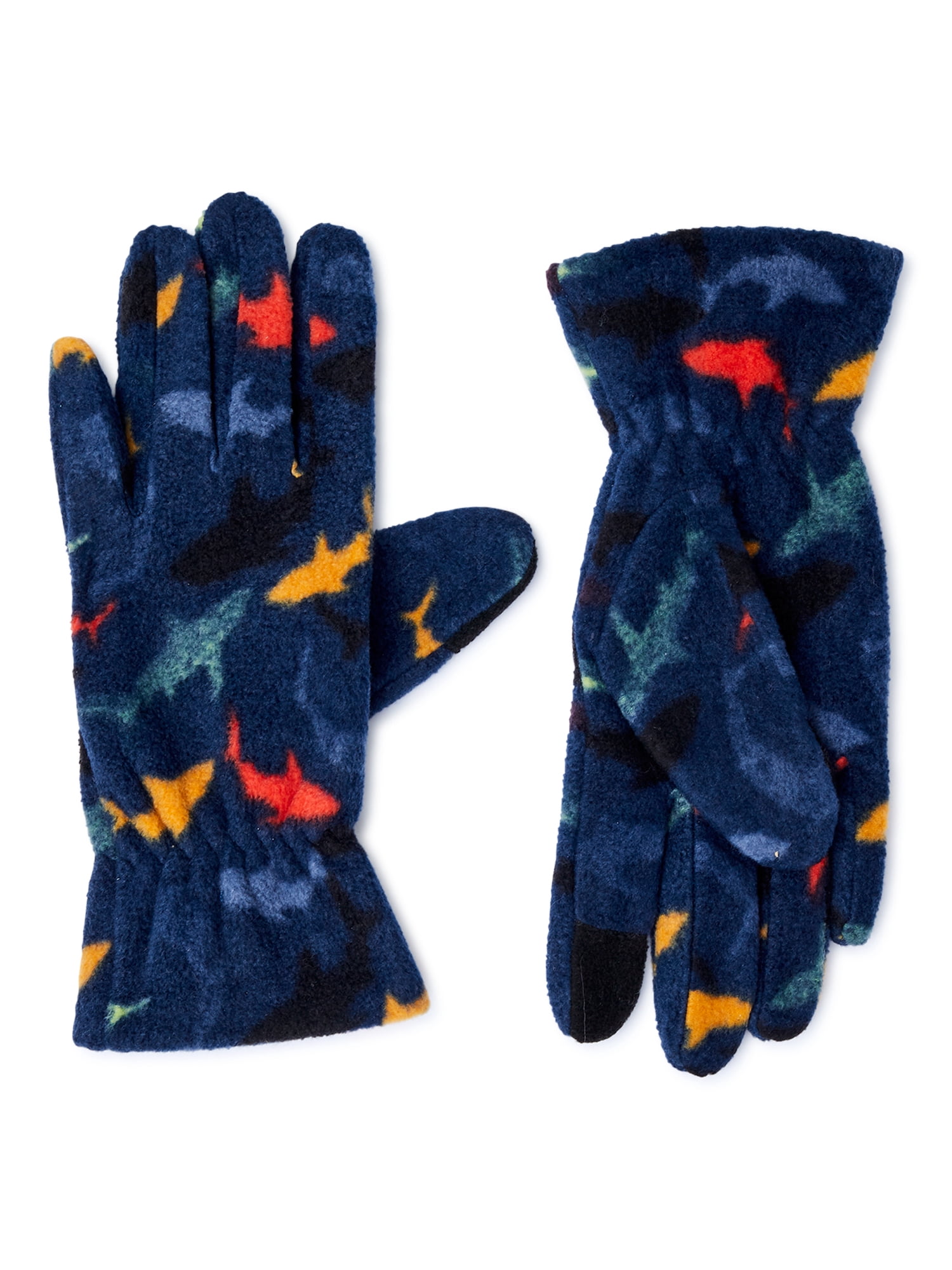 Wonder Nation Boys Microfleece Hat and Gloves Set, 2-Piece, One Size Fits Most