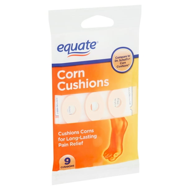 Equate Beauty Foot Care LongLasting Corn Cushion Pads, 9 Pieces