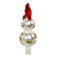 thumbnail image 4 of Kurt Adler 12-Inch Glass Holly and Cardinal Tree Topper, 4 of 8