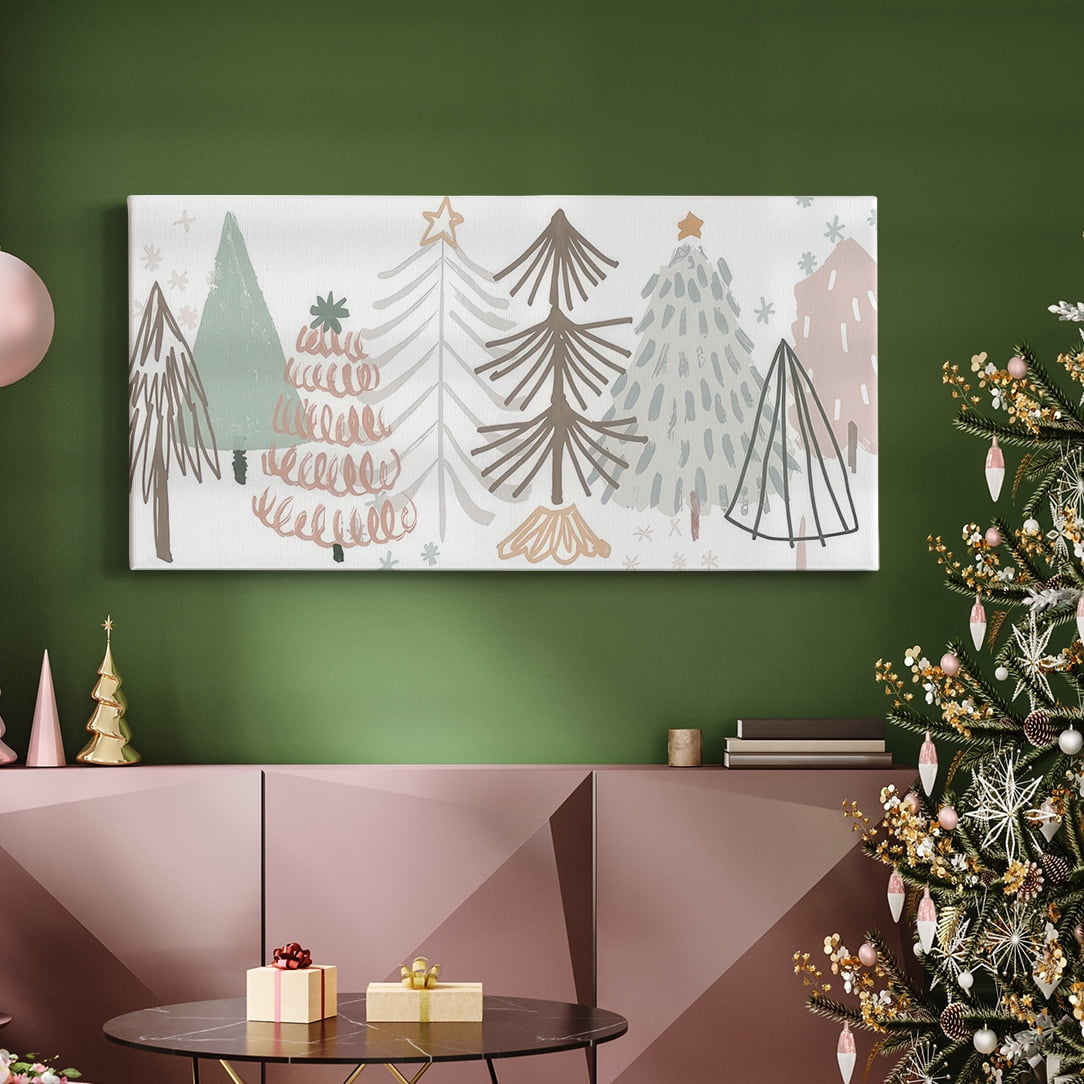 Christmas Tree Sketchbook Collection D- Gallery Wrapped Canvas