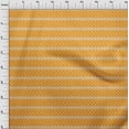 thumbnail image 4 of oneOone Cotton Cambric Gamboge Yellow Fabric Ikat Sewing Material Print Fabric By The Yard 42 Inch Wide, 4 of 6