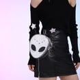 thumbnail image 4 of Bolso Bandolera Con Alienígenas Hombro Piel Sintética para Mujer, 4 of 9