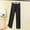 Black, variant on Drovellove Women's Fleece Pajama Pants with Elastic Waist - Casual Full Length Lounge Bottoms for Sleepwear