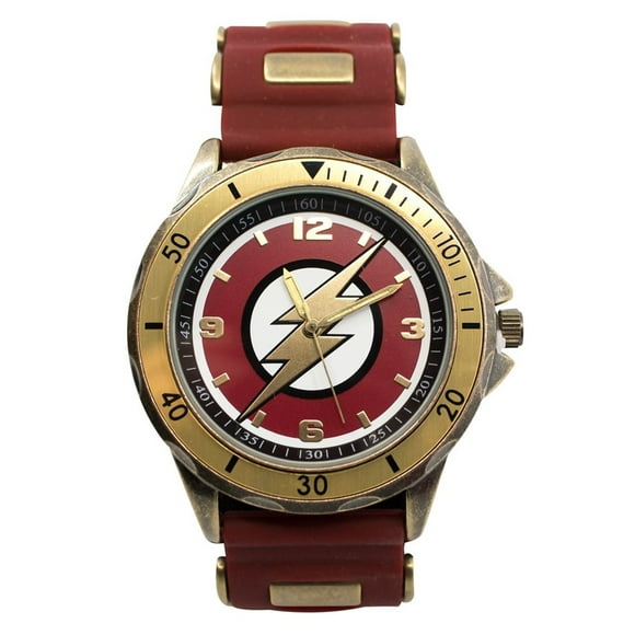 Flash wtchflshtcsym Flash TC Symbol Watch with Silicone Adjustable Strap