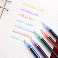thumbnail image 2 of Amdohai Multi Color Rainbow Highlighter Gel Pen Ball Point Pens Handles Writing Colorful Ink for Scrapbooking Drawing Student Painting, 2 of 8