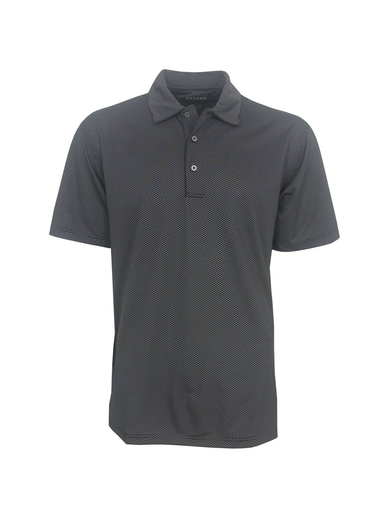 Oxford America Men's Chatham Jacquard Polo Golf Shirt, Brand New