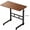 Walnut, variant on Golyzmt Height-Adjustable Overbed Table, C-Shaped, 23.6" Wide with Rolling Wheels, Light Wood