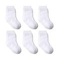 thumbnail image 3 of GYRATEDREAM Toddler Non Slip Grip Ankle Socks with Non Skid Soles 6 pairs for Infants Toddlers Kids Boys Girls Cute Cotton Baby Socks for 3-5Y, 3 of 4