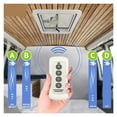 thumbnail image 2 of Évent d'Échappement de Toit de Caravane 14 Pouces avec Télécommande pour Véhicule Récréatif Véhicule Récréatif, 2 of 6