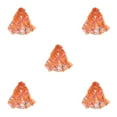 thumbnail image 2 of ZheElen Cloth Lightweight Portable Scarf Versatile For Wide Application And Easy Matching With Floral orange 5Set, 2 of 6