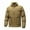 Khaki, variant on Men's Windproof Puffer Jacket Warm Winter Coats Thermal Winter Jackets Ski Jacket with Big Zipper Pockets Black L