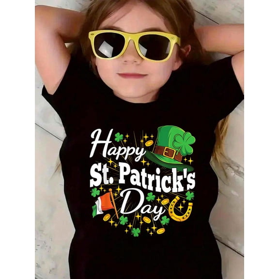 Happy St Patricks Day Shamrock Irish Men Women Kids T-Shirt Graphic T-shirts for boys and girls