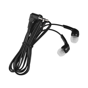 In-ear Headphones Wired Earphones Earbuds 3.5mm Plug for Smartphone PC Laptop Tablet Black