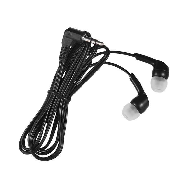 In ear Headphones Wired Earphones Earbuds 3.5mm Plug for Smartphone PC Laptop Tablet Black
