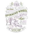 thumbnail image 2 of Men's Sleeping Beauty The Spinning Wheel Baseball Graphic Tee White/Black 2X Large, 2 of 4
