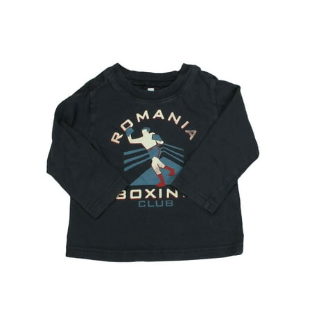 

Pre-owned Tea Boys Grey | Boxer Long Sleeve T-Shirt size: 18-24 Months