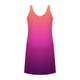 thumbnail image 4 of Vestido Largo de Manga Larga para las Mujeres Cuello en V Plisado Impresión sin Posicionamiento con Tela Elástica, Vestido Casual de Cintura Elástica para Uso Diario Y de Playa, 4 of 7