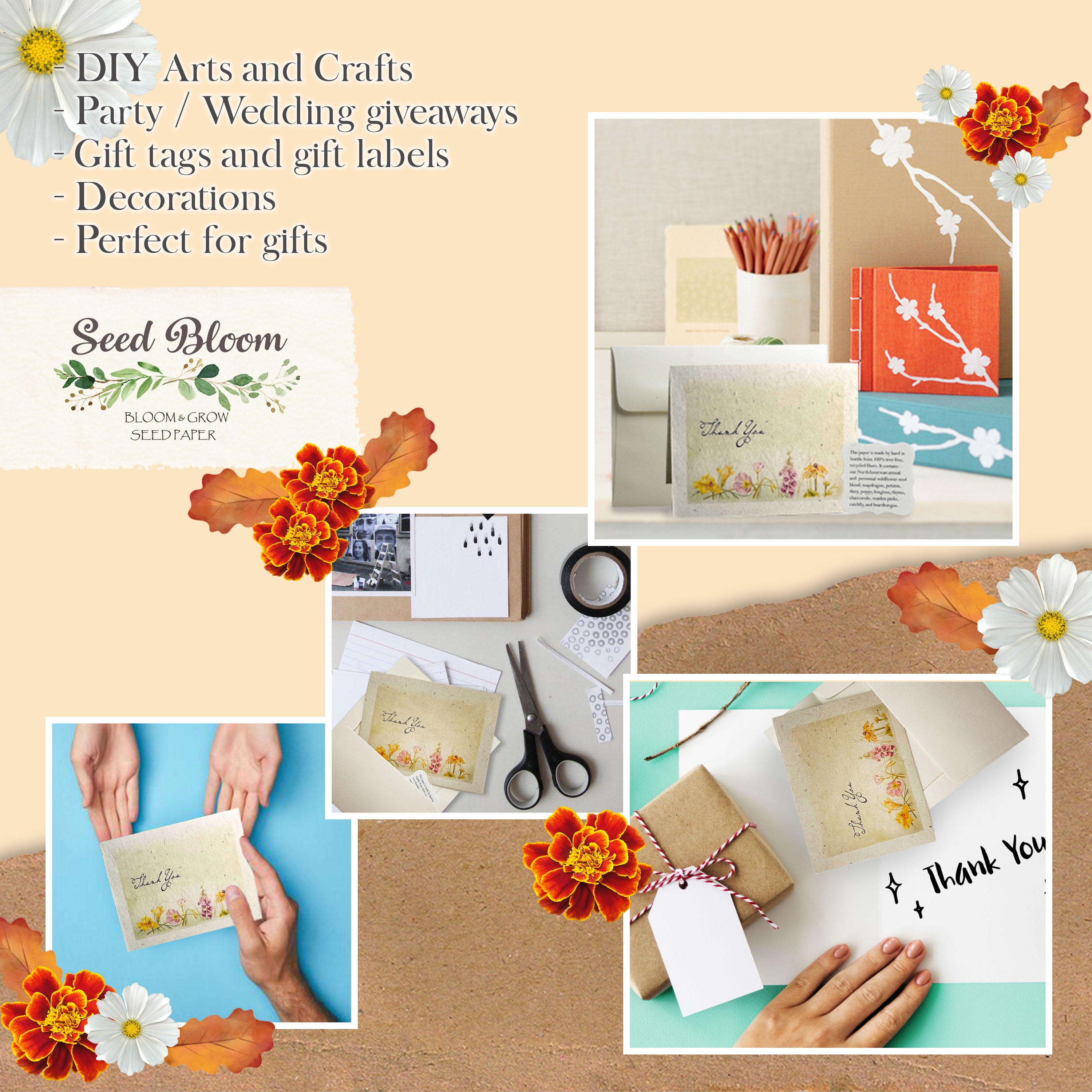 Flower Seed Thank You Cards Best Flower Site