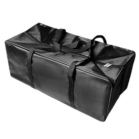 Xirurus Waterproof Bait & Tackle Carry Bag - Durable Nylon Metal Zippers Easy-Grip Handles Compact 18.1 ×10.2 Storage for Small Fishing Gear
