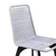 thumbnail image 5 of Afuera Living 19" Modern Wood Patio Dining Chair in Silver (Set of 2), 5 of 8