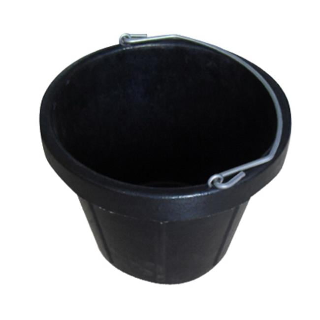 MR12QRBUCKBLK 12 Quart Rubber Bucket